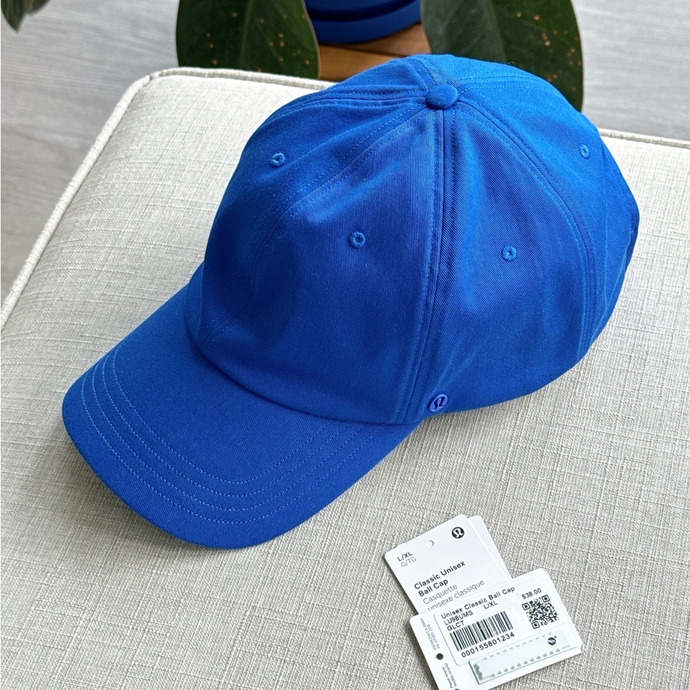 Lululemon Unisex Classic Ball Cap, L/XL, GLCT blue, NWOT